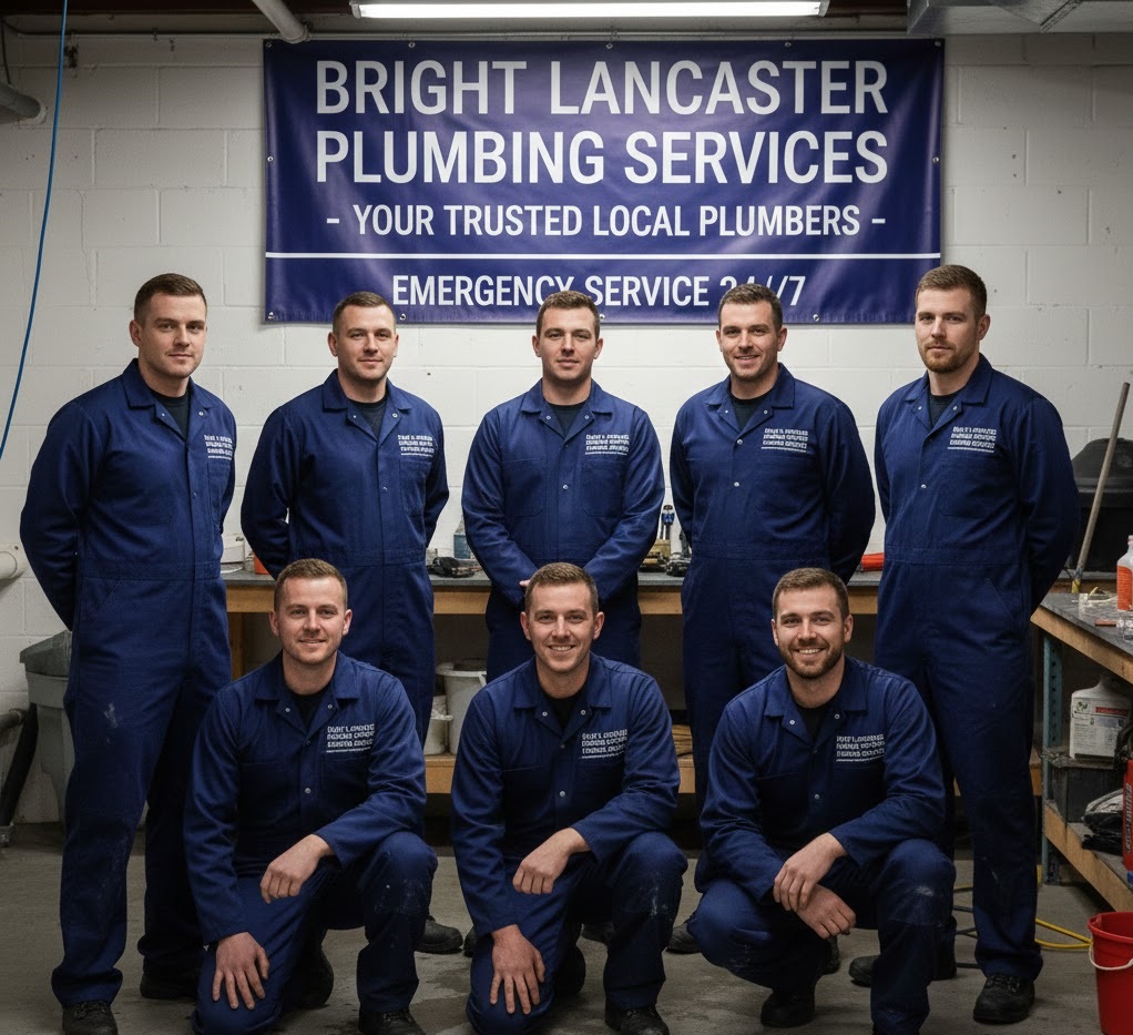 Professional plumber working in Lancaster